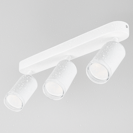 Kinkiet sufitowy potrójny SPOT 3xGU10 biały wodoodporny