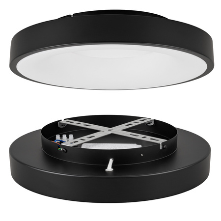 Plafon LED z pilotem Designerska Lampa sufitowa ściemniana 48cm NOVA