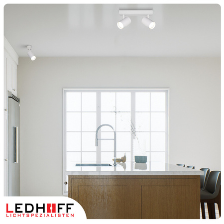 Lampa sufitowa Kinkiet podwójny GU10 biały LINEA