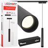 Lampa wisząca LED do szyny magnetycznej 6W punktowa CZARNA 4000K oprawa TUBA