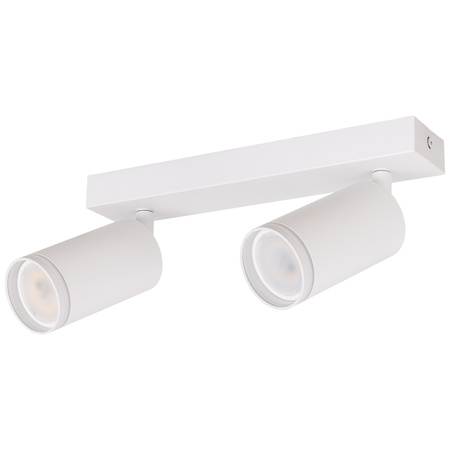 Kinkiet sufitowy podwójny Spot GU10 biały