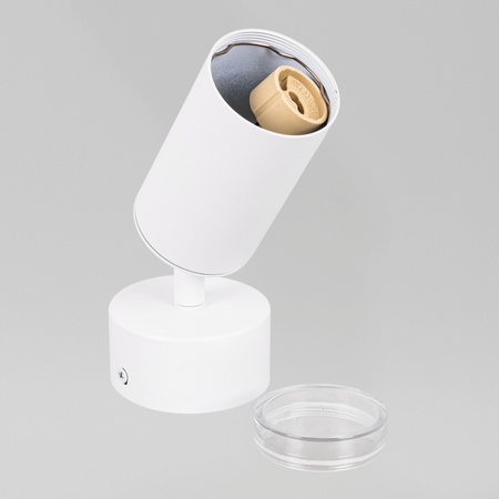 Kinkiet sufitowy pojedynczy SPOT GU10 biały wodoodporny