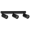 Kinkiet sufitowy potrójny Spot GU10 czarny