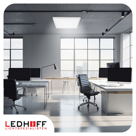 5x Panel sufitowy LED LAMPA BIAŁA plafon duży KWADRAT 60x60cm biurowy MOCNY