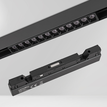 ZESTAW M20 LED 2x Lampa punktowa 12W + 3x lampa punktowa 18W 3 BARWY ŚWIATŁA + 2x szyna magnetyczna 1m + łącznik