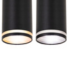 Lampa wisząca Tuba sufitowa oprawa LED GU10 czarna