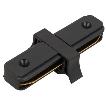 Łącznik prosty do szynoprzewodu czarny