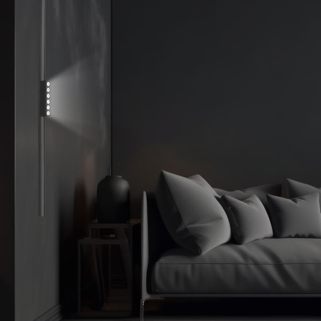 Lampa LED reflektor do szyny magnetycznej 6W punktowa CZARNA 4000K oprawa