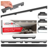 ZESTAW M20 3x Lampa liniowa LED 12W 30cm czarna 3 BARWY ŚWIATŁA + szyna magnetyczna 1m