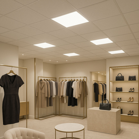 Panel podtynkowy LED 60x60cm 40W 6000lm UGR 19