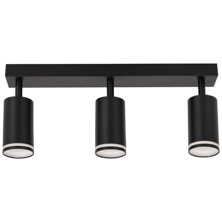 Kinkiet sufitowy potrójny Spot GU10 czarny