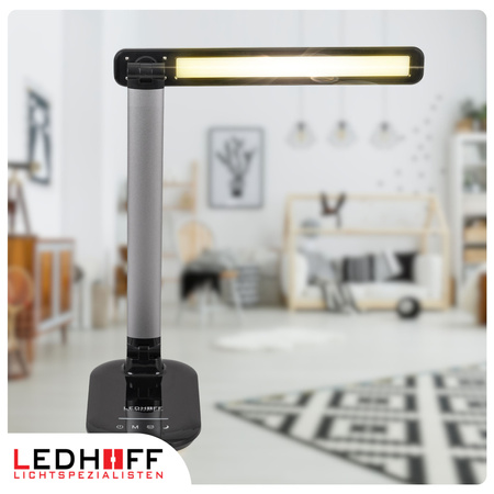 Lampka biurkowa LED czarna 9W