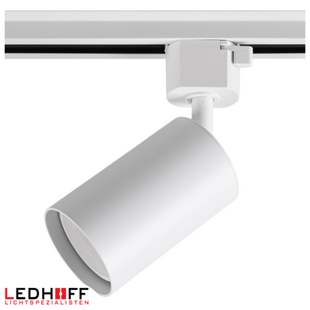 Reflektor szynowy biały GU10 lampa na szynoprzewód