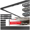 ZESTAW M20 LED 3x Lampa punktowa 18W + 3x lampa punktowa 6W 3 BARWY ŚWIATŁA + 2x szyna magnetyczna 1m + łącznik