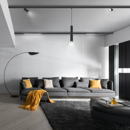 ZESTAW M20 LED 6x Lampa punktowa SPOT 7W 3 BARWY ŚWIATŁA + szyna magnetyczna 2m