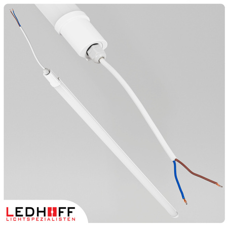 Oprawa hermetyczna LED 120cm 3600lm zmienna barwa światła 3000-6500K + przewód