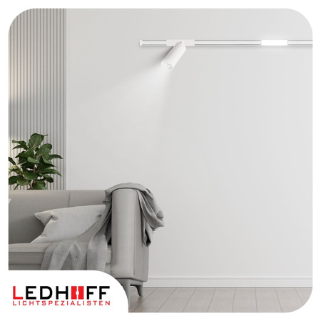 Oświetlenie szynowe magnetyczne ZESTAW listwa 1m + 3x reflektor LED