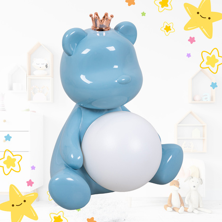 Lampka nocna LED dla dzieci MIŚ wielokolorowe światło RGB