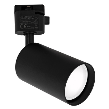 Reflektor szynowy czarny GU10 lampa na szynoprzewód