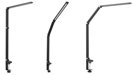 Lampka biurkowa LED kreślarska czarna 9W