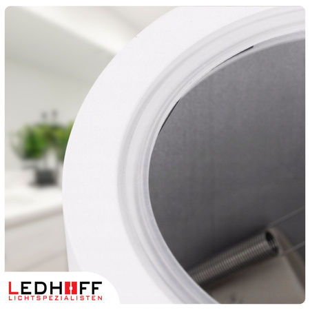 Oprawa Halogenowa Tuba LED GU10 do ŁAZIENKI Biała WODOODPORNA okrągła IP54