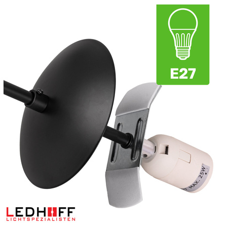 Lampa wisząca kula biała czarna E27 do salonu sypialni NOWOCZESNA