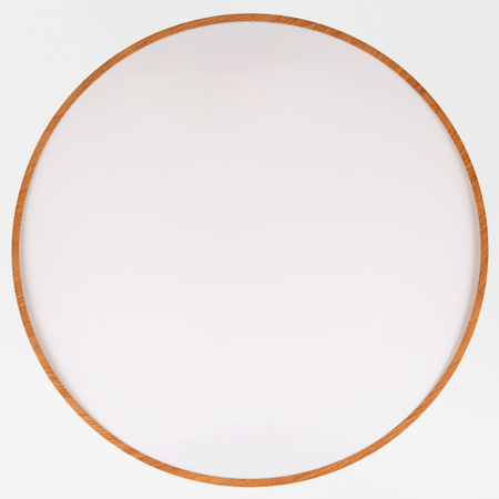 Plafon sufitowy LED 60cm z drewnianym wzorem