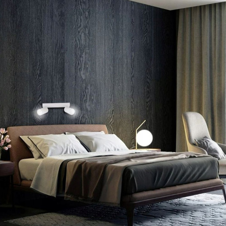 Kinkiet sufitowy podwójny Spot GU10 biały