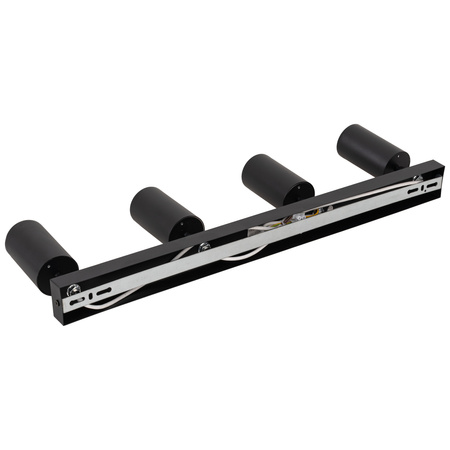 Kinkiet sufitowy poczwórny Spot GU10 czarny