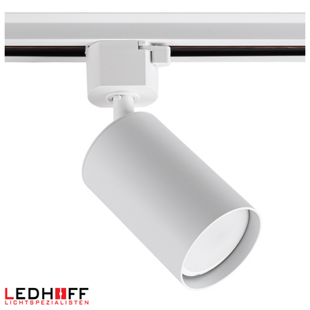 Oświetlenie szynowe białe reflektor GU10 x5 szyna 2m