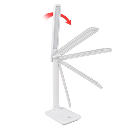 Lampka biurkowa LED biała 9W z uchwytem na telefon