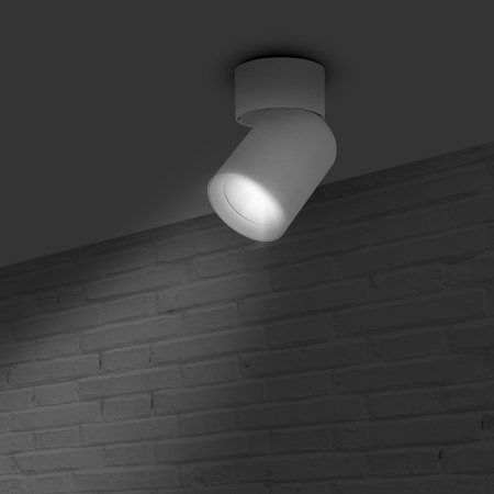 Kinkiet sufitowy pojedynczy Spot GU10 biały