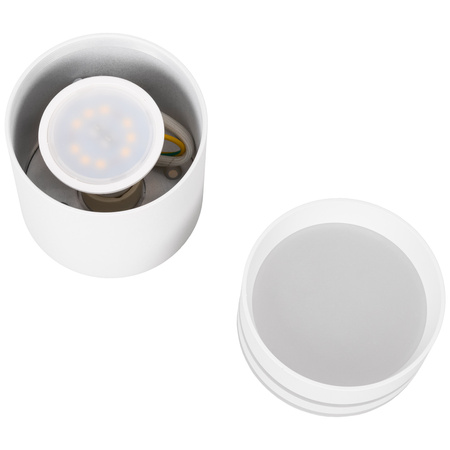 Oprawa sufitowa natynkowa Tuba LED GU10 okrągła biała