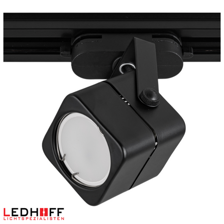 Reflektor szynowy czarny GU10 lampa na szynoprzewód