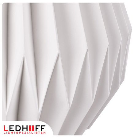 Lampa wisząca kula biała papierowa E27 do salonu sypialni NOWOCZESNA