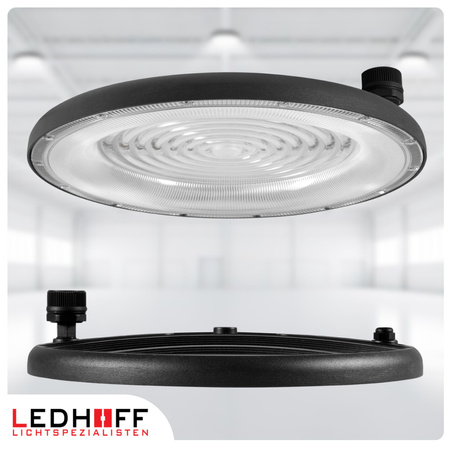Lampa przemysłowa LED HighBay UFO 200W 3 barwy światła na magazyn halę