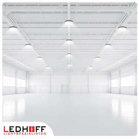 Lampa przemysłowa LED HighBay UFO 150W 3 barwy światła na magazyn halę