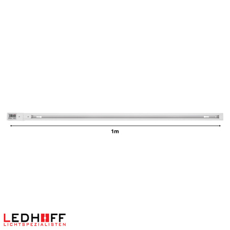 Szyna oświetleniowa LED szynoprzewód 1m biały z miejscem na przewód