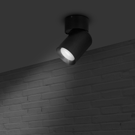 Kinkiet sufitowy pojedynczy Spot GU10 czarny