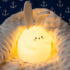 Lampka nocna LED dla dzieci KRÓLIK wielokolorowe światło RGB miękki silikon