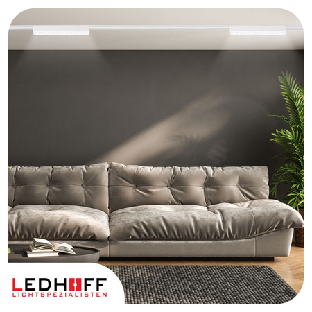 Oświetlenie szynowe magnetyczne ZESTAW listwa 1m + 2x lampa liniowa LED