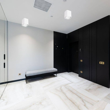 Oprawa sufitowa natynkowa Tuba kwadratowa GU10 biała RUCHOMA