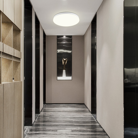 Plafon sufitowy LED okrągły biały 3 barwy światła 3 poziomy jasności 50cm IP54