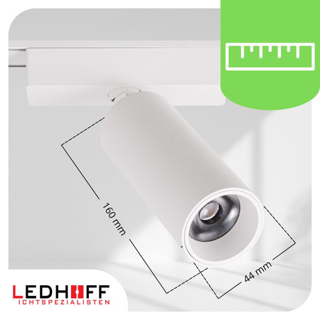 Oświetlenie szynowe magnetyczne ZESTAW listwa 1m + 3x lampa liniowa LED