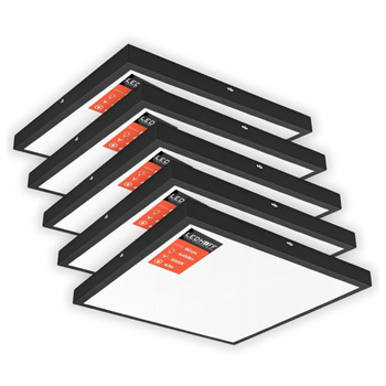 5x Panel natynkowy LED 60x60cm 40W 4800lm CZARNY