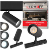Lampa LED Reflektor punktowy szynowy SPOT 12W oprawa 3 BARWY CCT na magnes