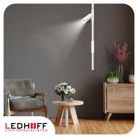 Oświetlenie szynowe magnetyczne ZESTAW listwa 1m + 3x reflektor LED