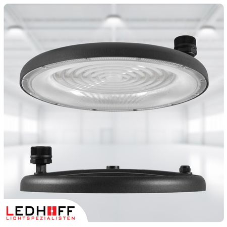 Lampa przemysłowa LED HighBay UFO 150W 3 barwy światła na magazyn halę