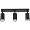Kinkiet sufitowy potrójny Spot GU10 czarny