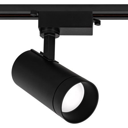 Reflektor szynowy czarny duży GU10 lampa na szynoprzewód